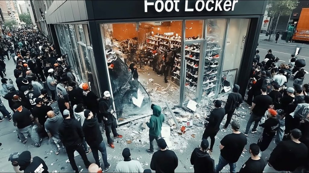 NYC Gets Worse… Thieves Raid Foot Locker